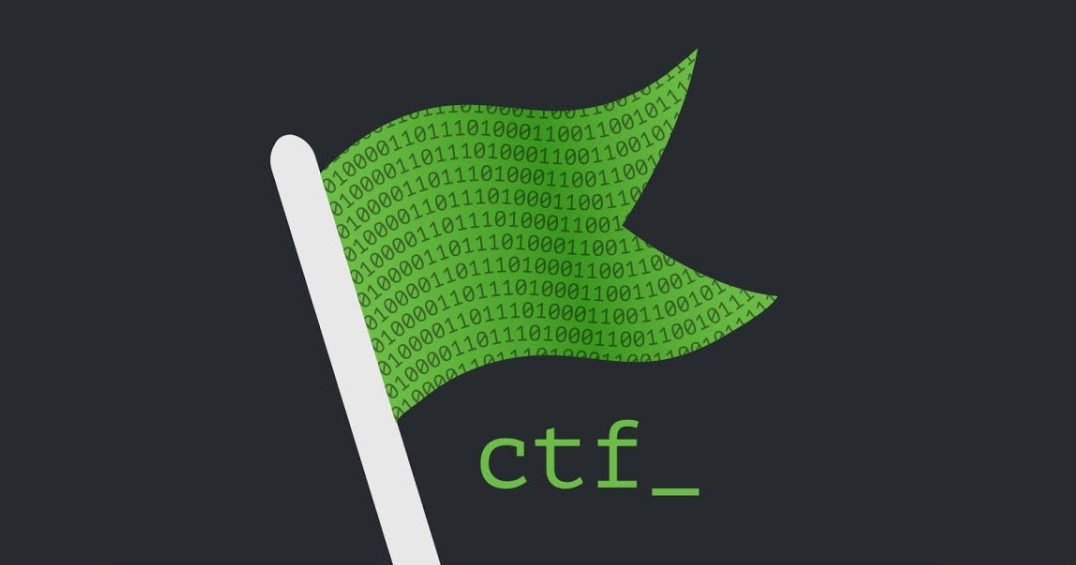 A flag with CTF written in it